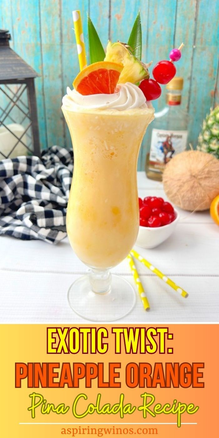 exotic twist pineapple orange pina colada recipe