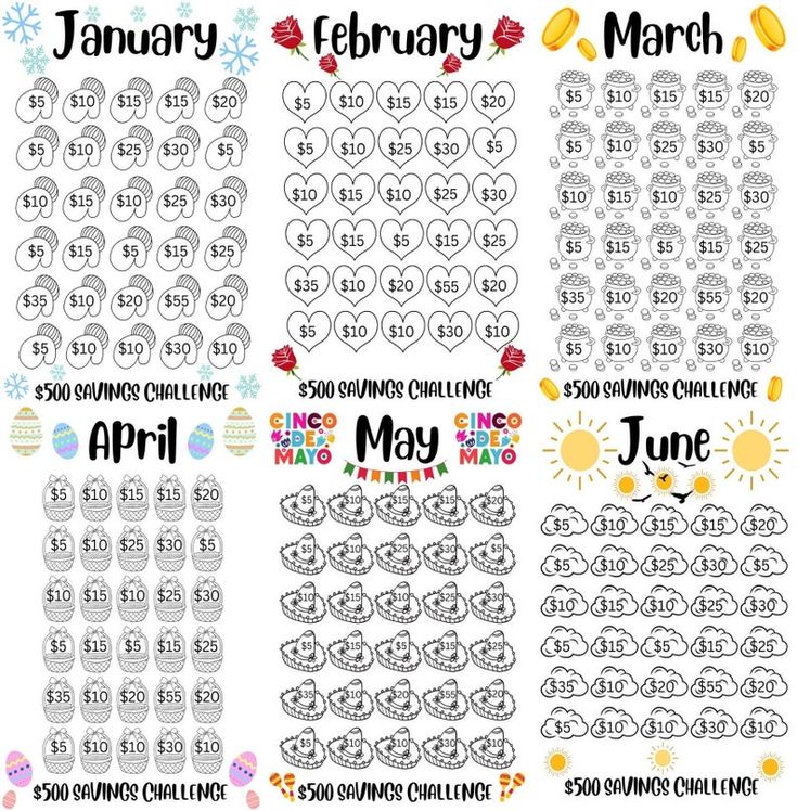 months of the year printables for kids and adults to use in their classroom