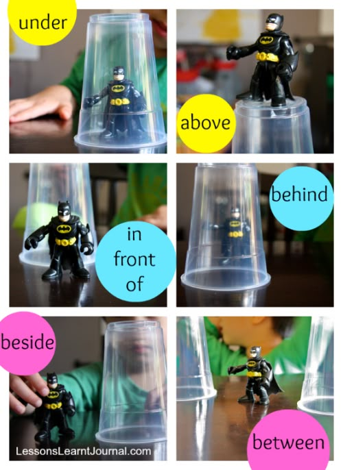 a collage of photos showing different types of plastic cups with lego figures in them