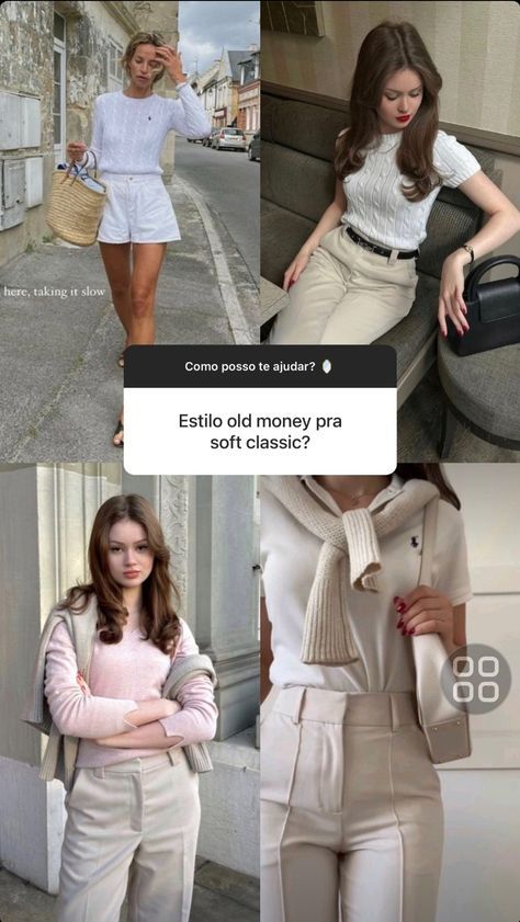 Kibbe Soft Classic Business Casual, Kibbe Soft Classic Outfits Fashion Styles, Outfits For Soft Classic Body Type, Pure Classic Kibbe Style Outfits, Soft Classic Jeans Outfit, Soft Classic Curly Hair, Soft Classic Street Style, Soft Classic Spring Outfits, Kibbe Types Soft Classic