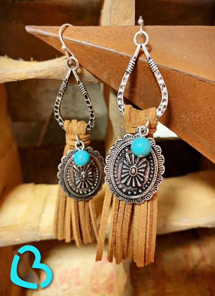 Mohave Valley Tassel Earrings - CountryFide Custom Accessories and Outdoors Silver Bohemian Tassel Earrings With Fringe, Bohemian Silver Fringe Earrings, Silver Fringe Bohemian Earrings, Silver Bohemian Fringe Earrings, Metal Fringe Dangle Earrings, Fringe Dangle Metal Earrings, Western Style Jewelry, Adjustable Fringe Tassel Dangle Earrings, Bohemian Teardrop Fringe Jewelry