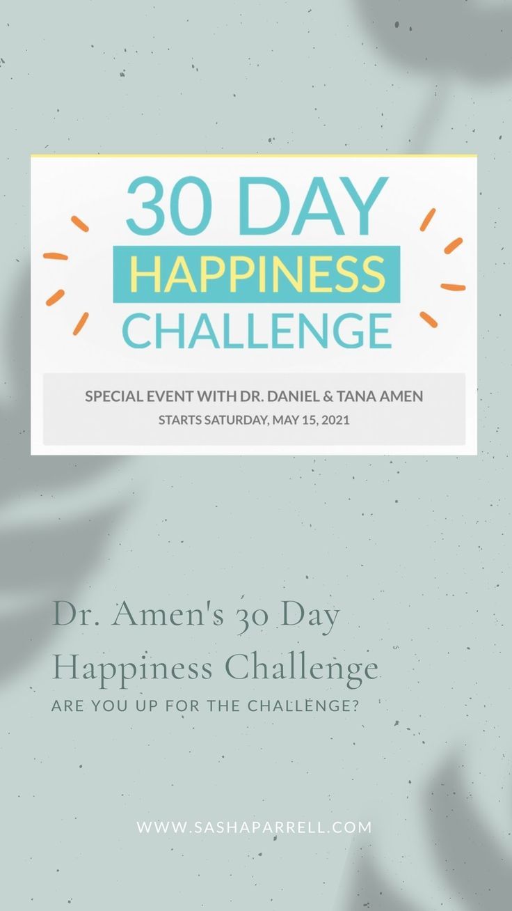 the 30 day happiness challenge flyer