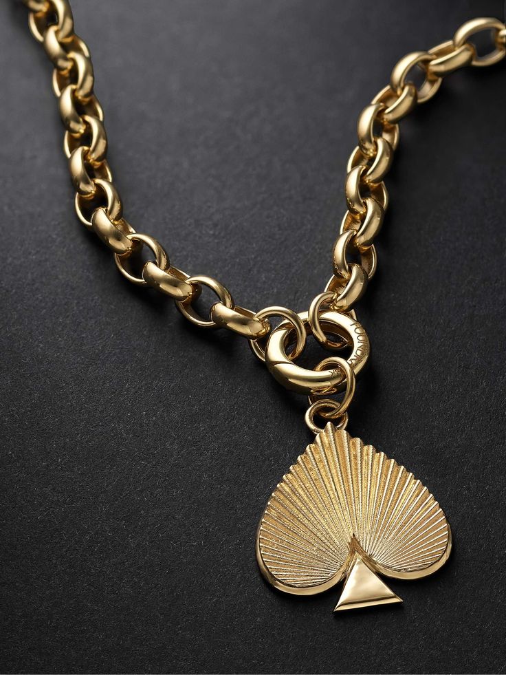 Shop FOUNDRAE Medium Spade Gold Pendant Necklace, Explore the latest in-season FOUNDRAE collection today on MR PORTER Luxury Gold Plated Pendant Chain Necklace, Luxury Collectible Medallion Necklace, Luxury Metal Necklaces With Detachable Pendant, Luxury Metal Necklace With Detachable Pendant, Luxury Jewelry With Detachable Pendant For Formal Occasions, Luxury Jewelry With Detachable Pendant For Formal Events, Luxury 17 Jewels Pendant Chain Necklace, Luxury Gold Plated Hallmarked Necklace, Luxury Formal Jewelry With Detachable Pendant