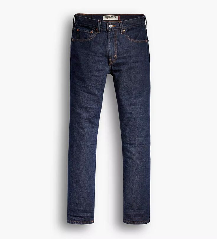 505™ Regular Fit Men's Jeans - Dark Wash | Levi's® US Classic Relaxed Fit Bottoms With Zip Fly, Levi's Classic Straight Fit Jeans, Classic Slim Fit Jeans, Classic Levi's Slim Fit Bottoms, Levi's Classic Slim Fit Bottoms, Classic Levi's Jeans, Classic Fitted Jeans With Zip Fly, Levi's Classic Straight Fit Bottoms, Classic Jean Shorts