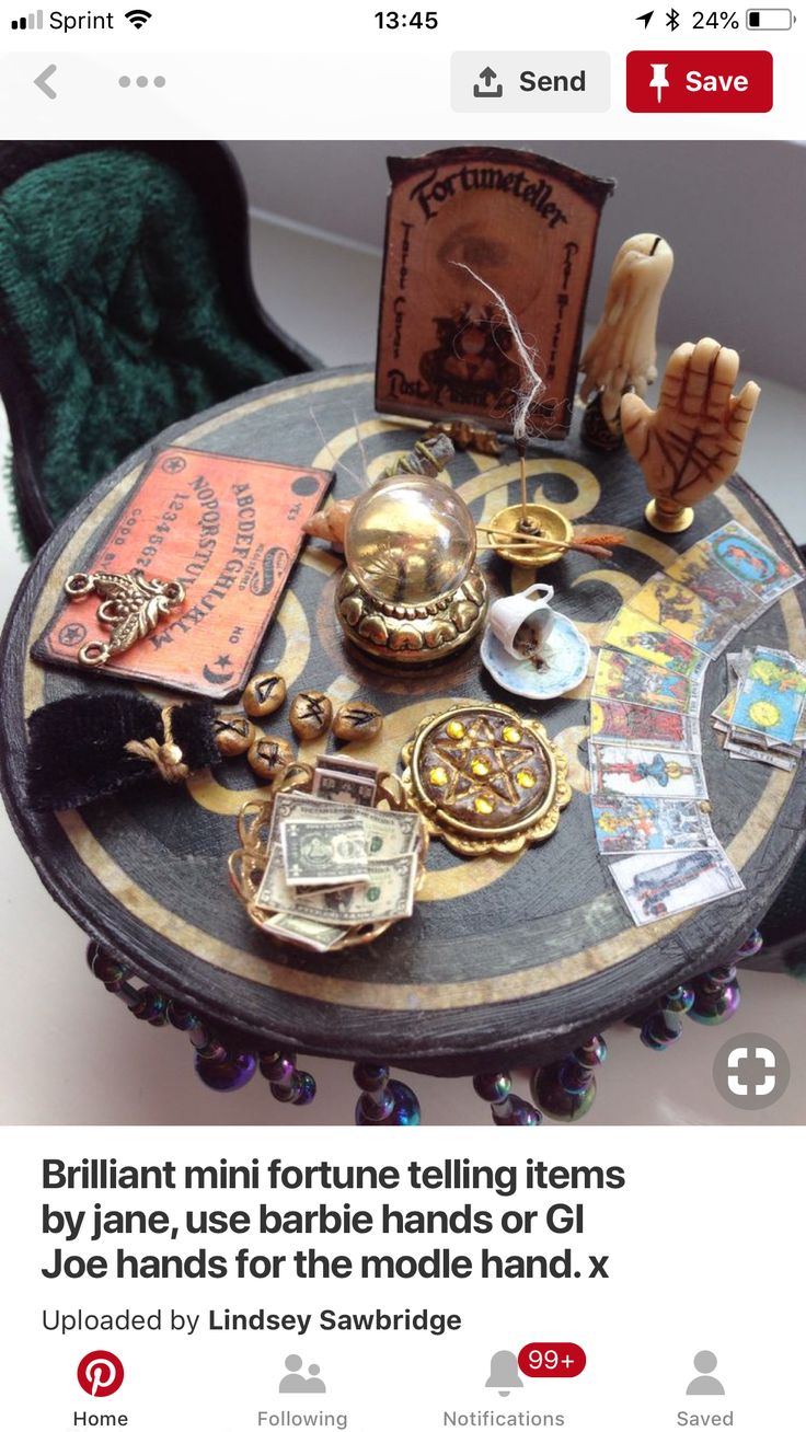 the table has many items on it and is very unique to see in this article