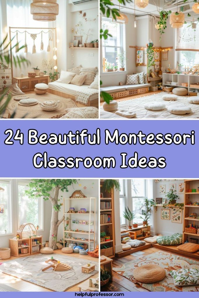 beautiful montessori classroom ideas for kids to use in their homes and playrooms