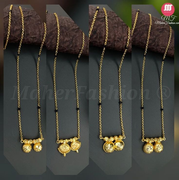 Vati Mangalsutra Designs, Mangalsutra Designs Gold, Mangalsutra Chain, Morning Video, Mangalsutra Design, Gold Bridal Necklace, New Gold Jewellery Designs, Beautiful Gold Necklaces, Gold Mangalsutra Designs