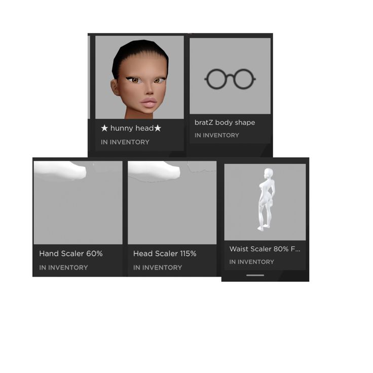 three different avatars are shown in this image