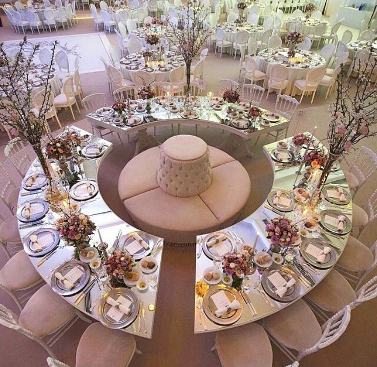 an overhead view of a banquet hall with tables and chairs set up for a formal function