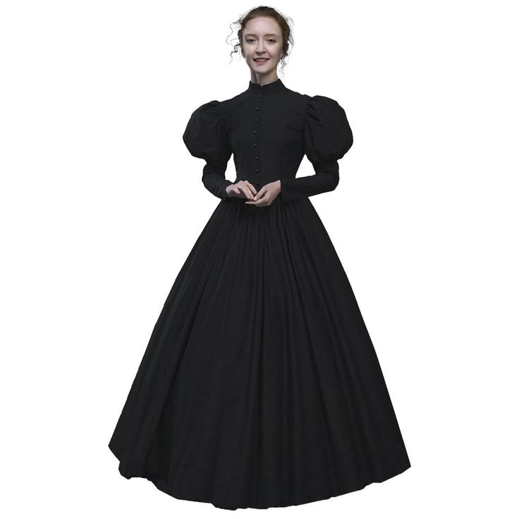 PRICES MAY VARY. Material: High Quality Cotton Color:Black Size:S/M/L/XL/XXL/XXXL(please according to our size chart choose your correct size) Package Includes: 1pcs * Dress (Hoop Skirt Not Includes) The dress set is ideal for Halloween,Christmas,Victorian events, Gothic events, Steampunk events, Victorian weddings, Victorian balls, teas, promenade, Mardi Gras, Venice Carnival, cosplay, reenactments, Comicon, DragonCon, CostumeCon, and many more events. Black Gothic Dresses, Ghost Dress, Black Gothic Dress, Gothic Victorian Dresses, Christmas Victorian, Ghost Dresses, Hoop Dress, Venice Carnival, Classic Black Dress