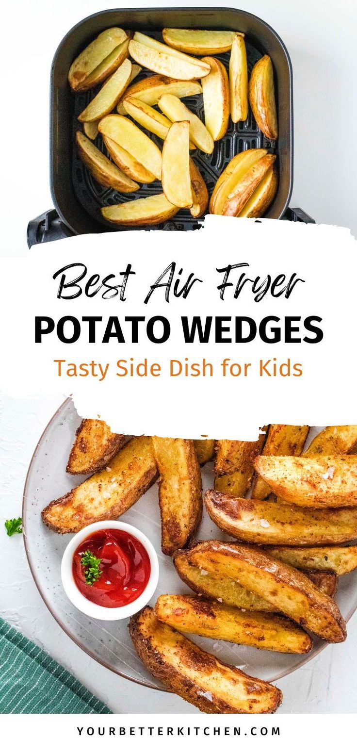 the best air fryer potato wedges are easy to make and delicious