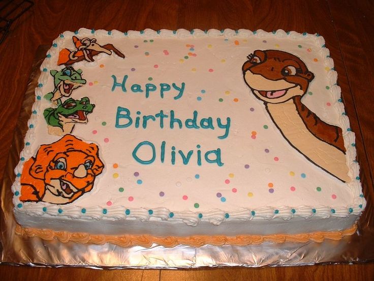 a birthday cake with an animal theme on it