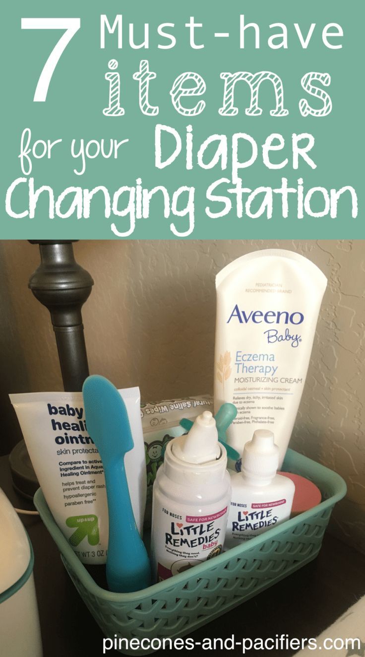 the 7 must have items for your diaper changing station