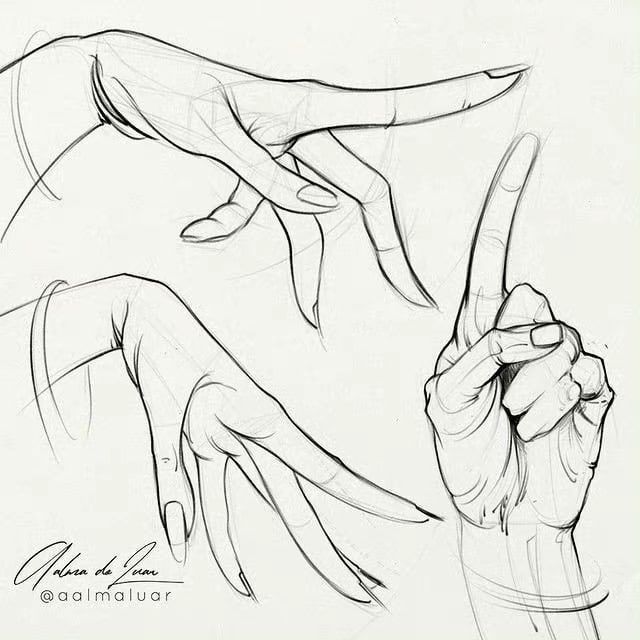 a drawing of two hands reaching for each other