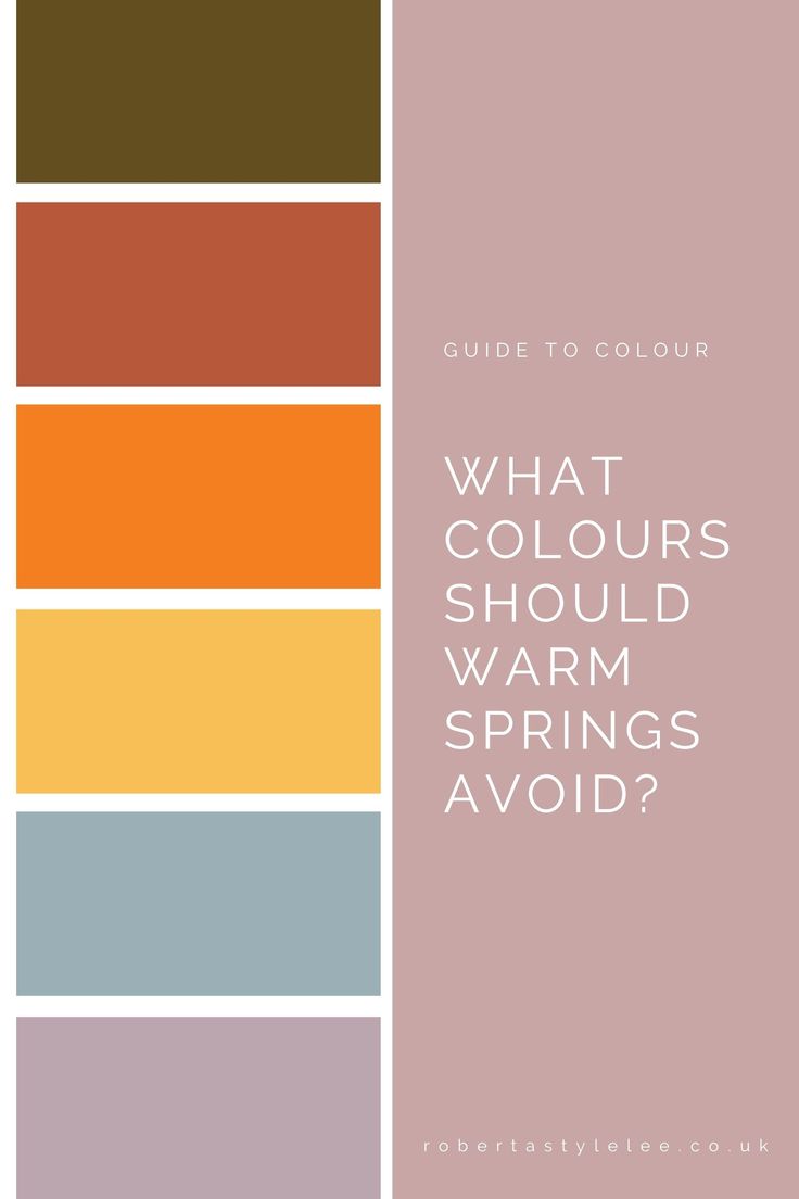 Wearing the 'right' colours can make you look healthier and younger without makeup. While the wrong colours can make you look dull and washed out. Yikes. Learn what colours Warm Springs should wear - and which ones to avoid #truespring #springcolorpalette #colourpalette Winter Spring Summer Fall Color Palette, Bright Spring Fall Wardrobe, Warm Spring Color Palette Outfits Style, Warm Spring Color Palette Clothes, Warm True Spring Color Palette, True Warm Color Palette, Golden Spring Color Palette, True Spring Fall Outfits, Warm Spring Fall Outfits