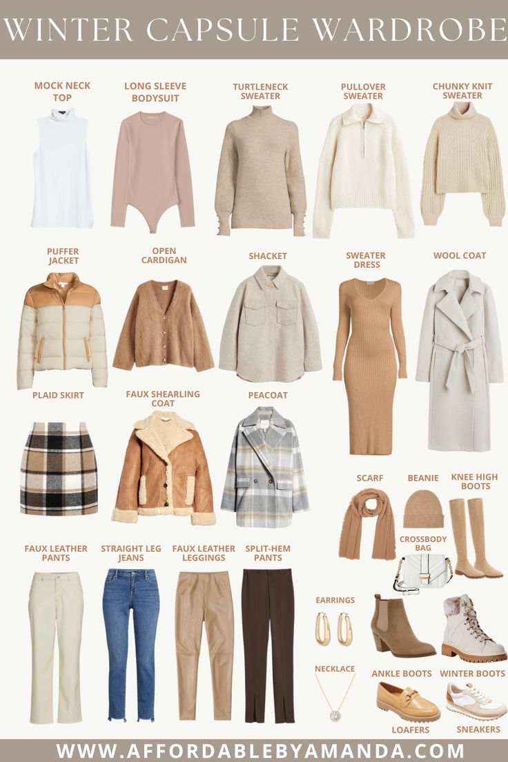 Neutral Winter Wardrobe, Australia Outfit Winter, Glasgow Outfit, Australia Winter Fashion, Women’s Winter Capsule Wardrobe, Winter Work Wardrobe, Plus Size Winter Capsule Wardrobe, Winter Fashion 2024 Australia, Light Winter Outfits