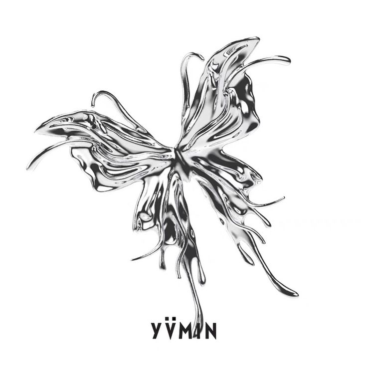 a black and white drawing of a flower with the word vimn on it