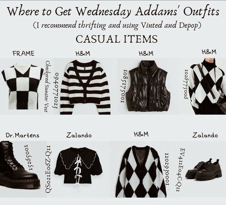 Enid Costumes, Goth Outfit Ideas For School, Emo Essentials, Addams Inspired Outfit, Academia Goth Aesthetic, Wednesday Fits, Wednesday Addams Inspired Outfit, Goth Essentials, Wednesday Clothes