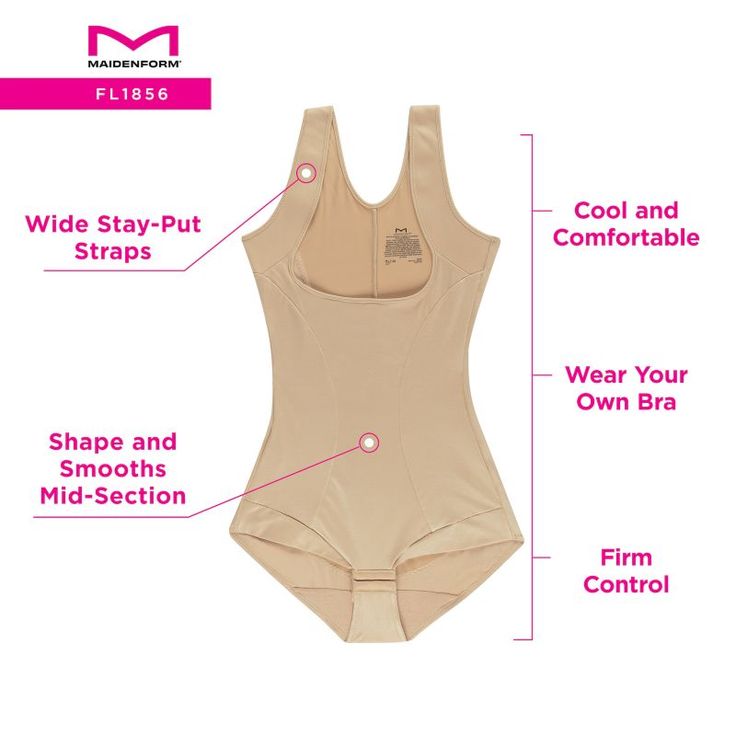 Featuring a soft fabric blend and a firm-control design, this women's Maidenform shapewear Body Shaper feels great as it slims your back, midsection, sides and rear. Click on this INTIMATES & SLEEPWEAR Guide to find the perfect fit and more! Watch the product video here. Targeted control panels at sides Non-binding legs for added comfort and flexibility Comfortable fabric for all-day wear Moisture-wicking technology Hook-and-eye gusset Plush, wide straps for stay-in-place comfort and assurance S Maidenform Shapewear, Body Shapewear, Control Panels, Product Video, Body Shaper, Plus Dresses, Body Shapers, Wide Straps, Your Back