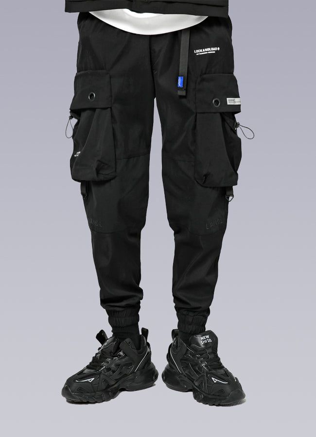 tech cargos Functional Streetwear Cargo Pants With Multiple Pockets, Functional Black Cargo Pants, Black Urban Cargo Pants With Functional Pockets, Black Cargo Pants With Functional Pockets For Streetwear, Functional Cargo Pants With Multiple Pockets For Streetwear, Black Urban Pants With Functional Pockets, Functional Black Cargo Style Pants, Black Urban Pants With Pockets, Black Techwear Pants For Outdoor