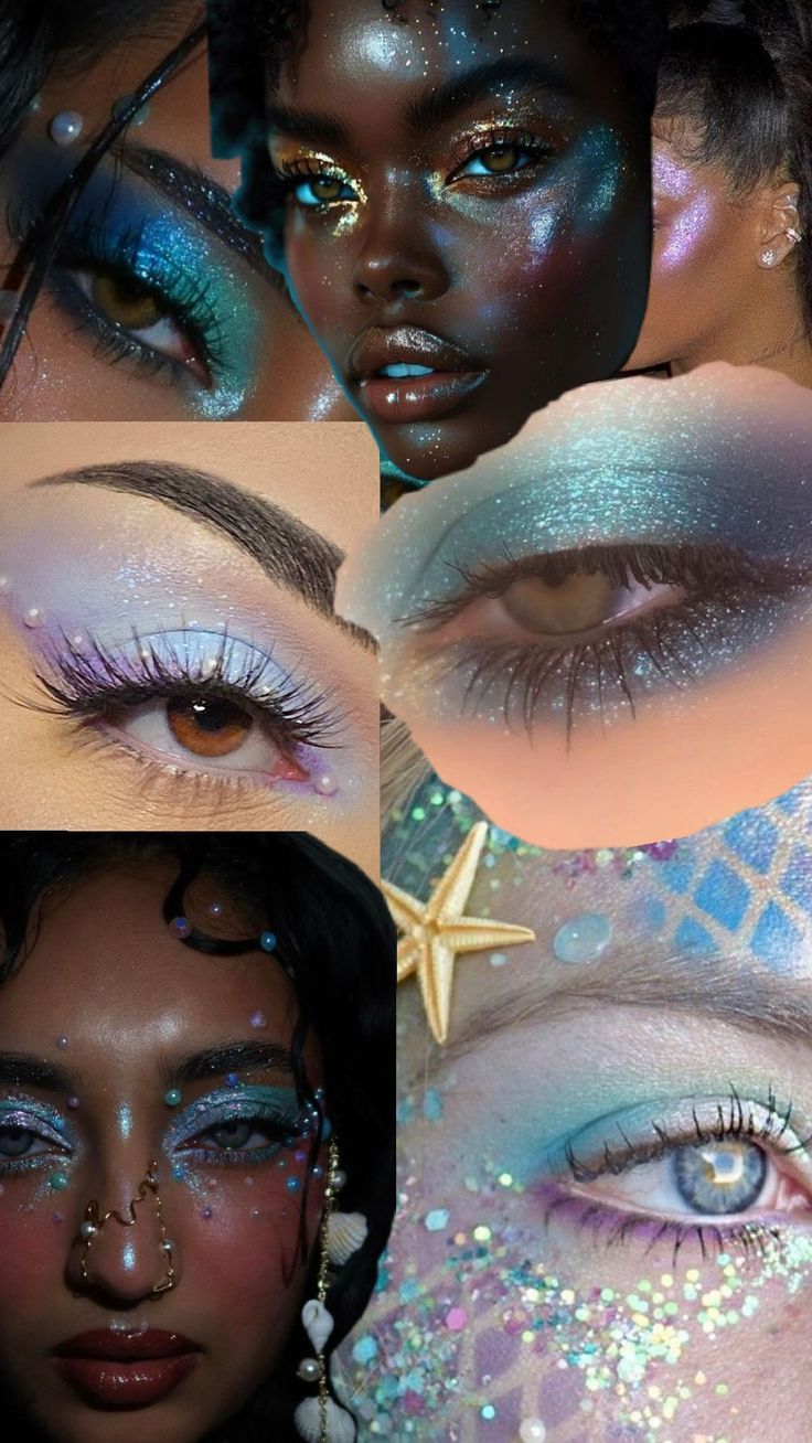 Siren Makeup Mermaid, Mermaid Costume Makeup, Siren Makeup, Siren Costume, Mermaid Siren, Siren Mermaid, Mermaid Makeup, Mermaid Costume, Costume Makeup