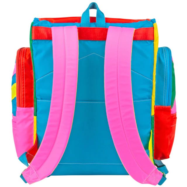 Bubble Gummy Alex Mega Backpack – Mokuyobi Playful Nylon Backpack, Playful Nylon Travel Bags, Multicolor Nylon Bags For Trip, Multicolor Rectangular Backpack With Zipper Pocket, Playful Nylon Bags, Multicolor School Backpack With Zipper Closure, Multicolor Backpack With Zipper Pocket For School, Multicolor Backpack With Zipper Pocket For Back To School, Playful Multicolor Backpack With Zipper Closure