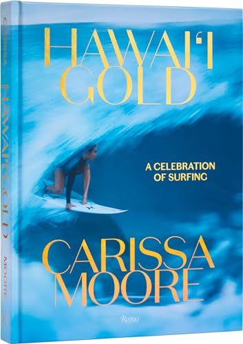 the book cover for hawaii gold, featuring a surfer on a surfboard riding a wave