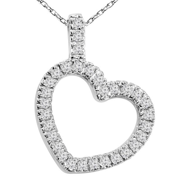 Jewelry Point - Tilted 0.80ct Diamond Heart Pendant Necklace 14k Gold, $1,700.00 (https://www.jewelrypoint.com/tilted-0-80ct-diamond-heart-pendant-necklace-14k-gold/) Diamond Heart Pendant Necklace, Heart Pendant Diamond, Diamond Pendant Necklace, Diamond Heart, Heart Pendant Necklace, Diamond White, Heart Pendant, Gold Chains, Jewelry Shop