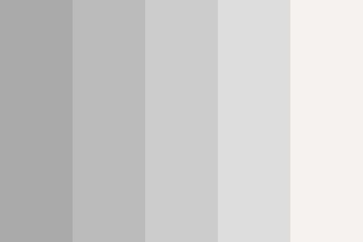 the same color scheme is shown in black and white, with different shades to choose from