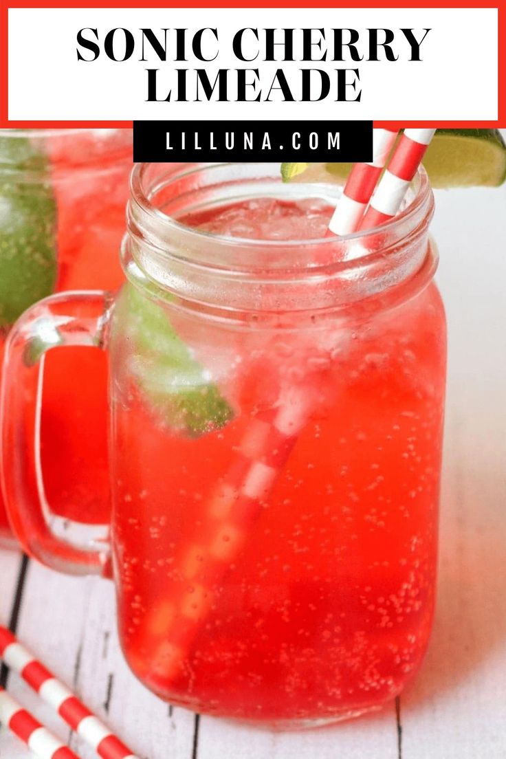 two mason jars filled with watermelon and limeade