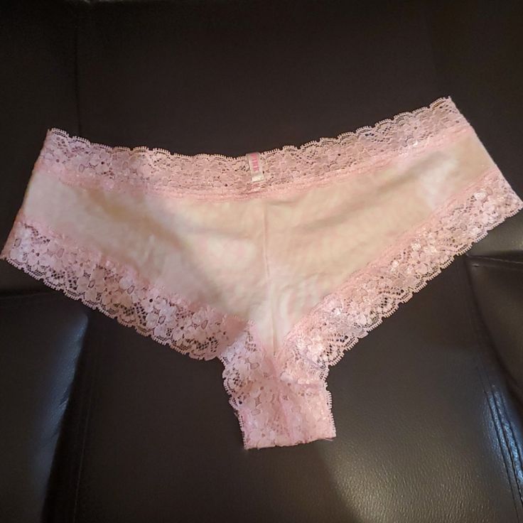 Pink Victoria's Secret Extra Low Ride Cheeky Panty. Medium Brand New. Bundle And Save Aesthetic Intimates, Career Outfits, Beach Friends, Cute Everyday Outfits, Bras And Panties, Sleepwear Women, Victoria's Secret Pink, Pink Girl, Everyday Outfits