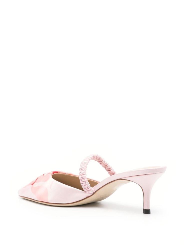 light pink satin finish pointed toe logo print to the front ruched detailing elasticated strap branded footbed leather lining kitten heel leather sole slip-on styleGender: WomenMaterial: OUTER POLYESTER 100% ; LINING LEATHER 100% ; SOLE LEATHER 100%Color: LIGHT PINKMade in: ITProduct ID: FE52PP110F85 34*Import tax/duty will be calculated at checkout (If applicable) Spring Kitten Heels With Branded Insole, Designer Kitten Heels With Pointed Toe, Spring Kitten Heels With Almond Toe And Branded Insole, Chic Spring Kitten Heels With Branded Insole, Spring Formal Slip-on Kitten Heels, Designer Kitten Heels With Branded Heel Counter, Spring Leather Slip-on Kitten Heels, Pink Slip-on Heels With Wrapped Heel, Spring Slip-on Kitten Heels With Sculpted Heel