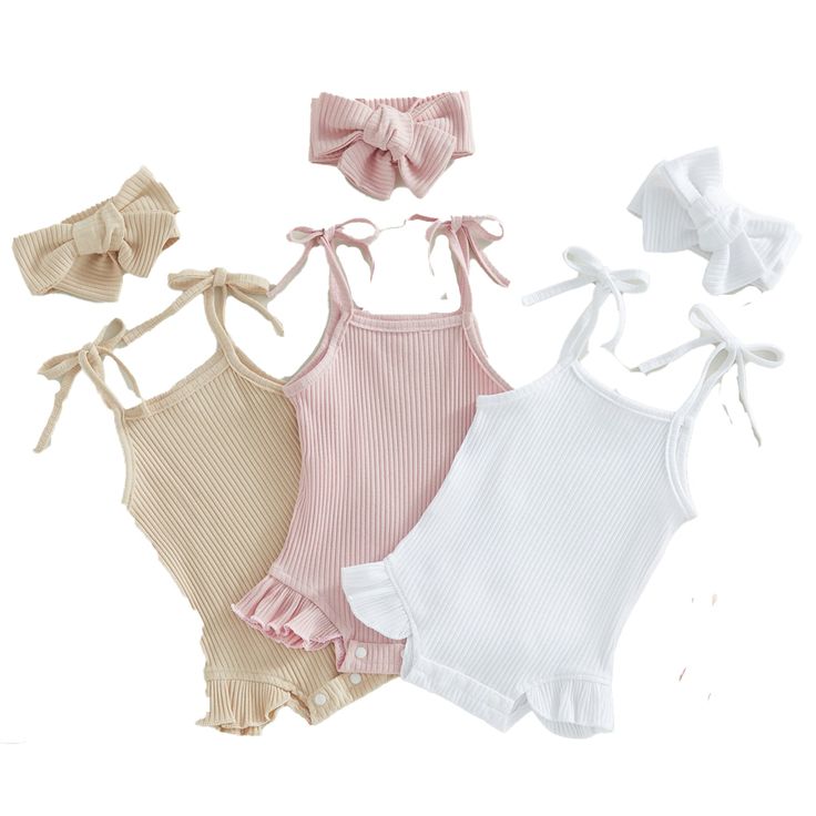 This onesie is the epitome of a ballerina off-duty look with its dainty style and soft pastel colors. A wonderful every day summer outfit for your sweet pea! Spring Playtime Bodysuit, Cream Bubble Romper For Beach In Summer, Cream Bubble Romper For Beach And Summer, Sweet Bubble Romper For Summer Playwear, Sweet Pink Onesie For Summer, Sweet Pink Summer Onesie, Cute Cream Bubble Romper For Summer, Cute Bodysuit For Spring, Summer Cream Cotton Onesie