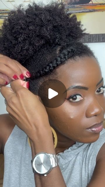 4c Bun Hairstyles For Black Women, Simple Quick Hairstyles Black Women, Quick 4c Hairstyles Simple, Easy 4c Hairstyles Short Natural, Natural Hair Styles On Short Hair, Twa 4c Hairstyles, Simple Short Natural Hairstyles, Simple Hairstyles For Natural Hair, Natural Updos For Black Women