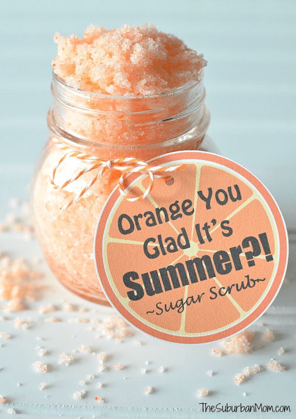 orange you glad it's summer sugar scrub