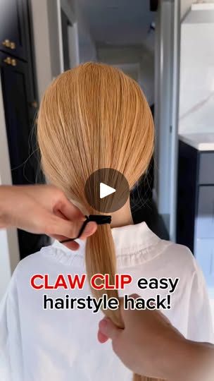 Hair Stylist Tips, Kim Hair, How To Cut Nails, Hair Fixing, Easy Hairstyles For Long Hair, Claw Clips, Everyday Hairstyles, Claw Clip, Hair Videos