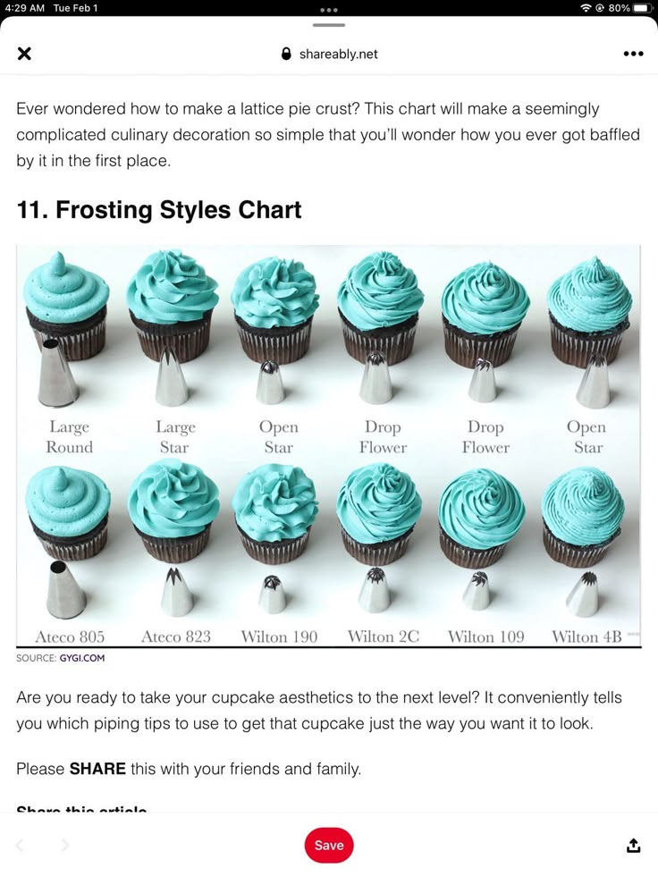 an image of blue frosted cupcakes on the app store's website