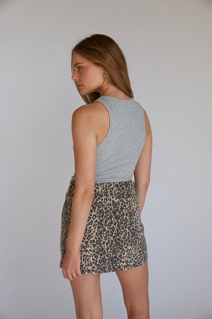 Add some flare to your go-to going out outfit with the Harlow Leopard Denim Mini Skirt! This denim mini skirt features a trendy animal print pattern, function front and back pockets, and mini length! Available in Leopard; style with a cozy sweater for the ultimate winter fit!Details: 94.2% Cotton, 4.6% Polyester, 1.2% Spandex Front Zipper Button Closure Some Stretch Hand Wash Cold/ Hang Dry Red Floral Top, Leopard Style, Going Out Outfit, Animal Print Pattern, Winter Fit, Sequin Sweater, Fashion Now, Fit Details, Going Out Outfits