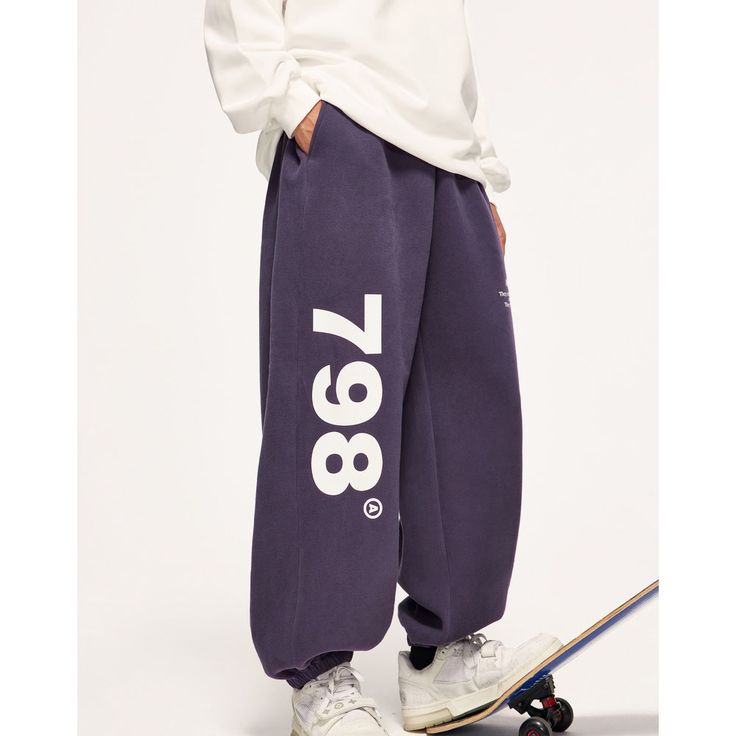 Autumn Wide Leg Hip Hop Dance Sweatpants - vanci.co Winter Letter Print Relaxed Fit Bottoms, Blue Bottoms With Letter Print For Fall, Baggy Blue Bottoms With Letter Print, Blue Baggy Bottoms With Letter Print, Blue Straight Leg Pants With Letter Print, Hip Hop Style Trousers For Winter, Relaxed Fit Straight Leg Bottoms With Letter Print, Straight Leg Bottoms With Letter Print For Fall, Straight Leg Bottoms With Letter Print In Relaxed Fit