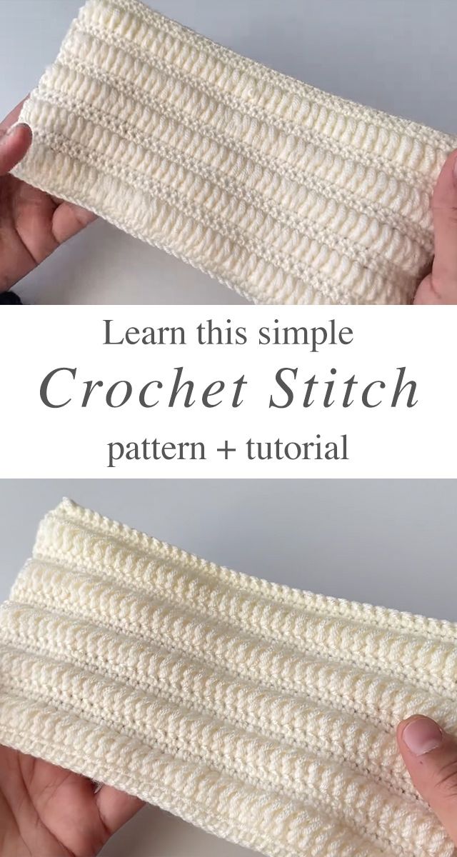 the crochet stitch pattern is being used to make a wristband for someone's wrist