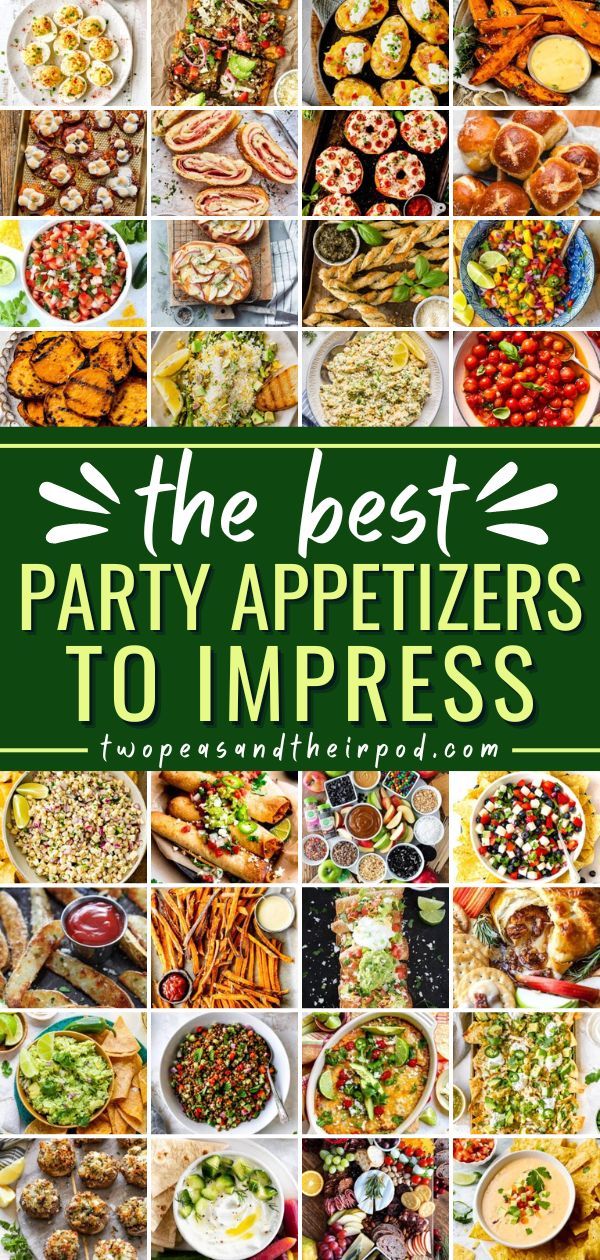 Out of party food ideas? Make the Best Party Appetizers to Impress your guests on any holiday! From easy Gameday recipes to a variety of holiday appetizers, you can't go wrong with these delicious recipes! Save this pin! Appetizers Men Love, Outdoor Concert Appetizers, Birthday Dinner Appetizers, Unique Easy Appetizers, Easy Best Appetizers, Worlds Best Appetizers, Appetizers For Women Parties, Appetizer Recipes For Birthday Party, Impressive Party Appetizers