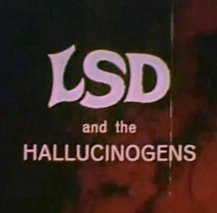 the logo for lsd and the hallucinogens is seen in this undated image