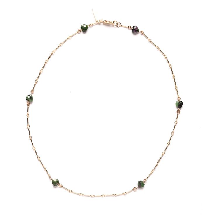 Made to order. Please allow 6-10 business days to ship. * Ruby Zoisite heart beads * 14kt gold filled findings and bar chain * Available in 16", 17", 18", 19" and 20" Ruby Zoisite, Heart Beads, 14kt Gold, Earring Necklace, Ring Gift, Charm Necklace, Necklaces Bracelets, Vintage Shops, Gold Filled