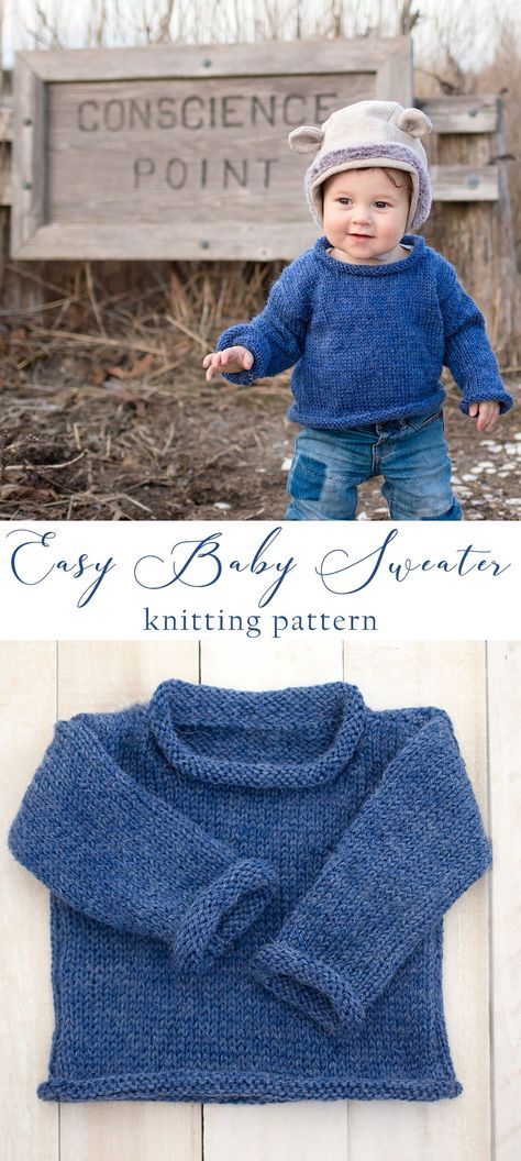 the baby sweater is knitted and ready to be worn in any size or color