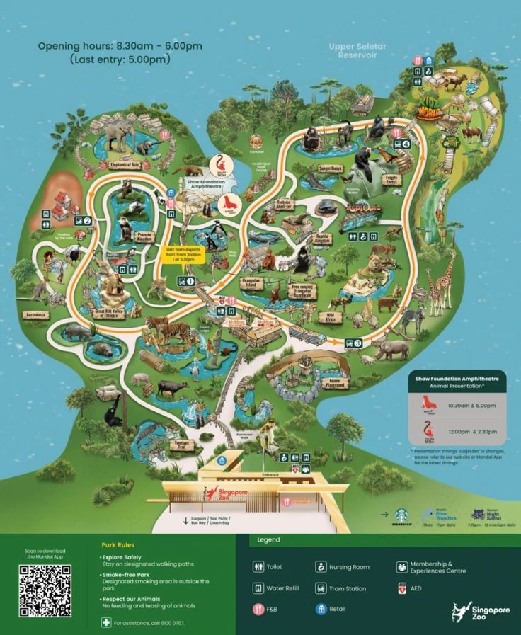 a map of the animal kingdom at disney's animal kingdom