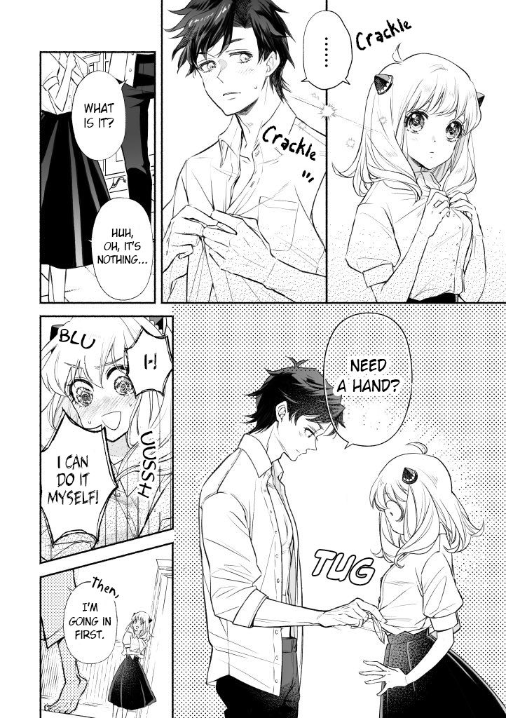 an anime story page with two people hugging each other