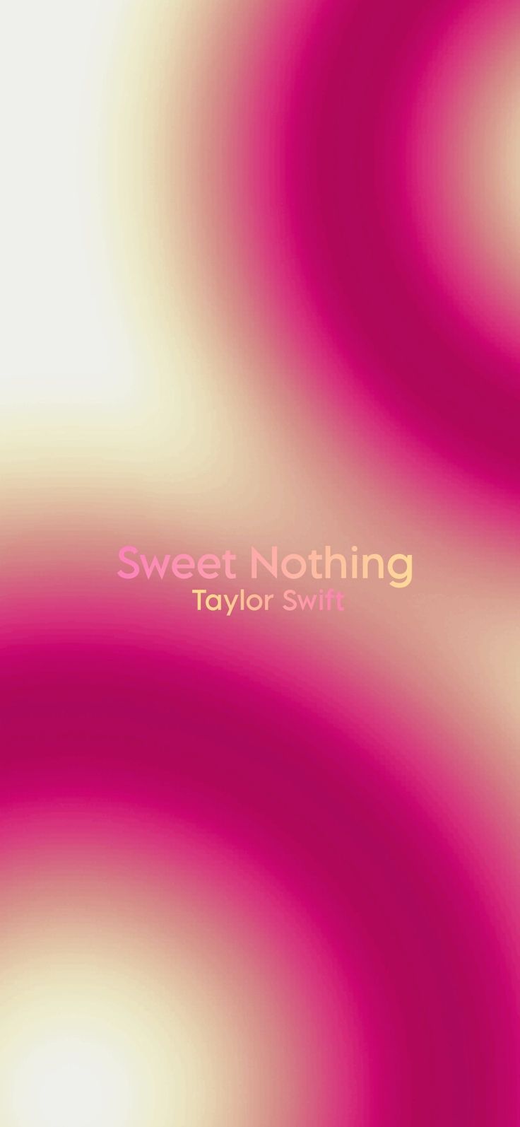 an abstract pink and white background with the words sweet nothing taylor smith