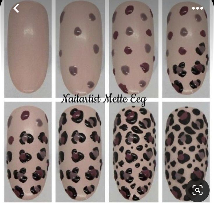 Cheetah Nails Tutorial, Easy Leopard Nails, White Nails Short Round, Pink And White Nails Almond, Pink And White Nails Coffin, French Tip Pink And White, Pink And White Nails Short, Manicure Pink And White, Pink And White Nails French