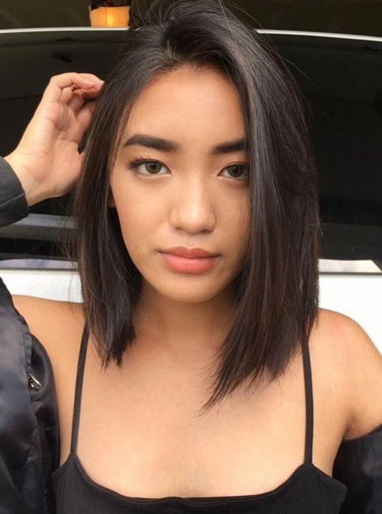 The Biggest Three Hair Trends Of The Year You Need To Follow Lob Haircuts, Straight Bob Hairstyles, Small Face, Straight Hair Bundles, Lob Haircut, Short Straight Hair, Haircuts Straight Hair, Penteado Cabelo Curto, Straight Human Hair