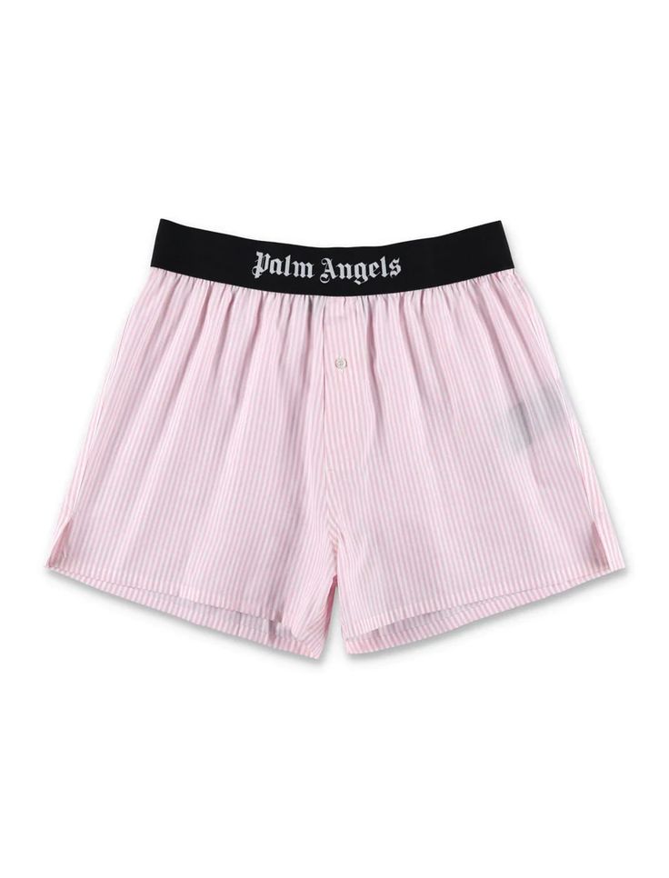 Classic Logo, Palm Angels, Urban Chic, Boxer Shorts, Luxury Retail, Black Pink, Stripes, Street Wear, Mens Outfits